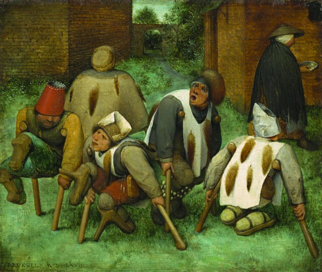 Les Mendiants par Pieter Brueghel l'Ancien, 1568, musée du Louvre