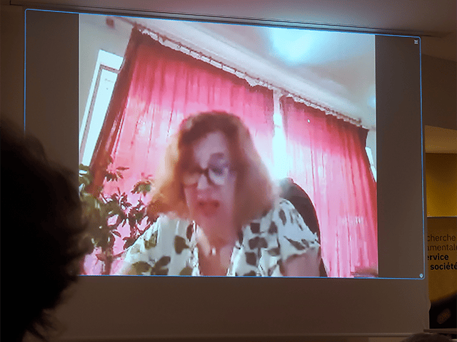 Dr Maria Chondrogiani, Présidente sortante de l'Universty College Union (UCU) de Londres