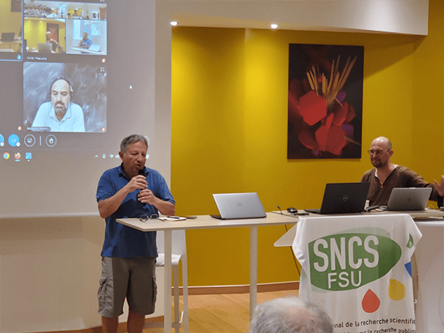 Patrick Monfort, ancien secrétaire général du SNCS-FSU